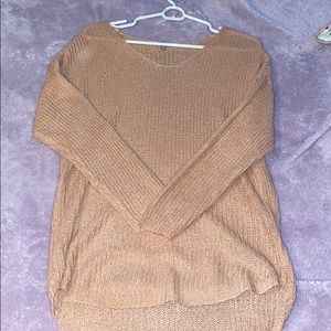 blush pink sweater